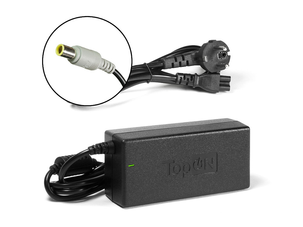 Зарядное устройство для ноутбука TopON TOP-IB06 Lenovo B590, B580, B490, ThinkPad Edge, 20V 3.25A 65W. Коннектор 7,9 на 5,5 мм