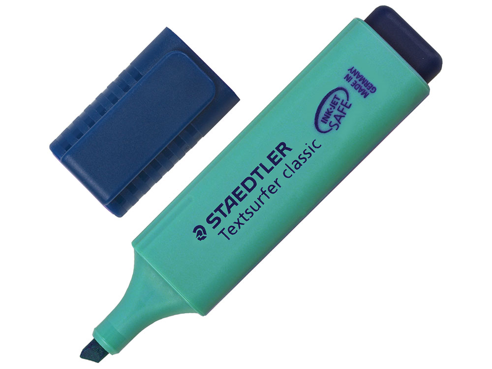 

Текстмаркер STAEDTLER (Германия) "Textsurfer Classic", скошенный, 1-5 мм, неон бирюзовый