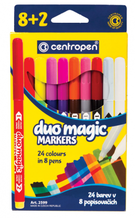 

Набор фломастеров Centropen "Duomagic" 2 мм 10 шт