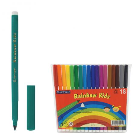 

Набор фломастеров Centropen Rainbow Kids 7550/24 1 мм 24 шт 151182