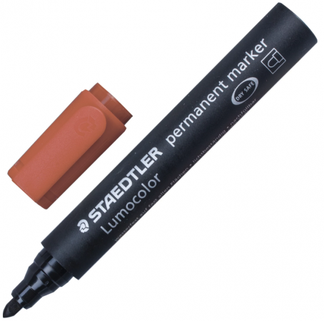 

Маркер перманентный Staedtler "Lumocolor" 2 мм коричневый