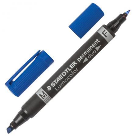 

Маркер перманентный Staedtler 348 B-3 0,6 мм /1,5-4 мм синий