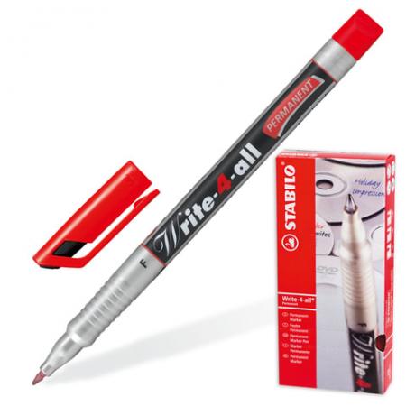 Маркер-ручка Stabilo 150935 0.7 мм красный