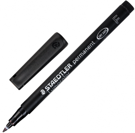 

Маркер перманентный Staedtler "Lumocolor" 0.6 мм черный