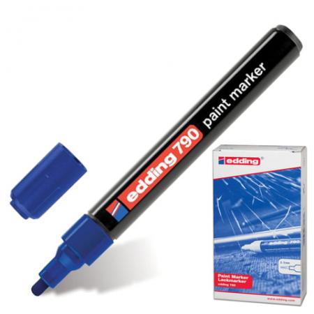 Маркер-краска лаковый Edding E-790/3 2, 3, 4 мм синий