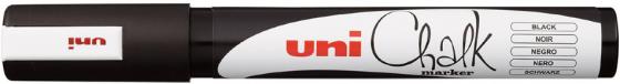 

Маркер для окон и стекла UNI Chalk PWE-5M BLACK 2.5 мм черный
