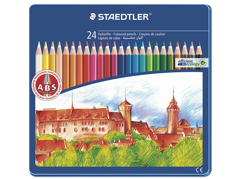 

Набор цветных карандашей Staedtler "Noris club" 24 шт 175 мм 181232