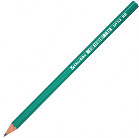 

Карандаш графитовый BRAUBERG "Grass" 175 мм 181325