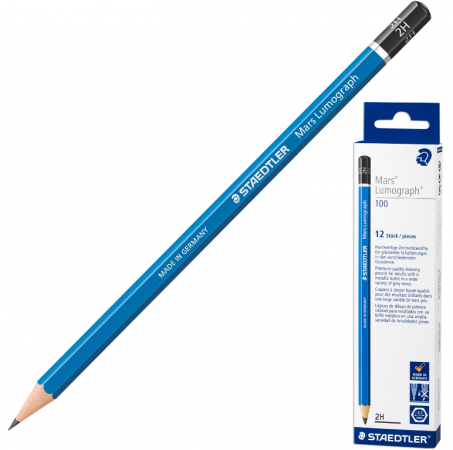

Карандаш графитовый Staedtler "Mars Lumograph" 2H 175 мм