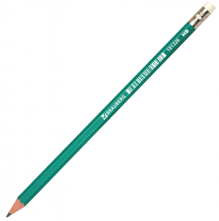 

Карандаш графитовый BRAUBERG "Grass" 175 мм 181326