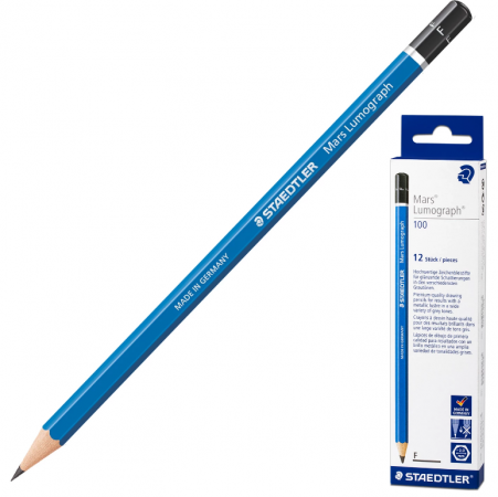 

Карандаш графитовый Staedtler "Mars Lumograph" F 175 мм