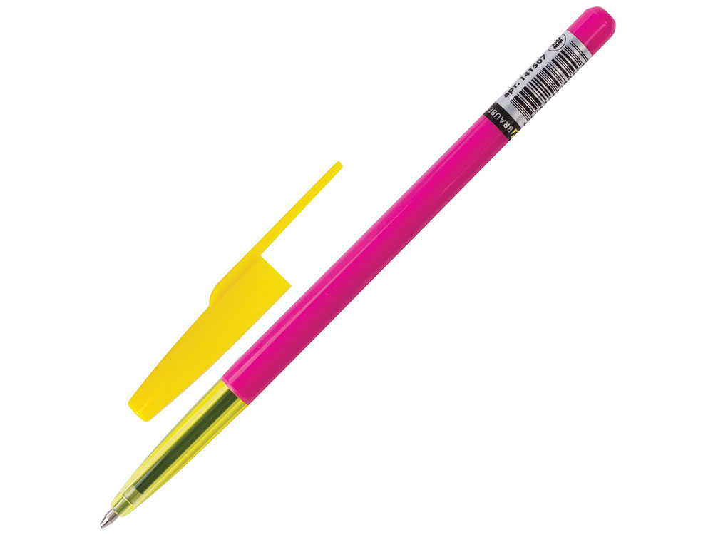 

Ручка шариковая BRAUBERG Color синяя 1 мм