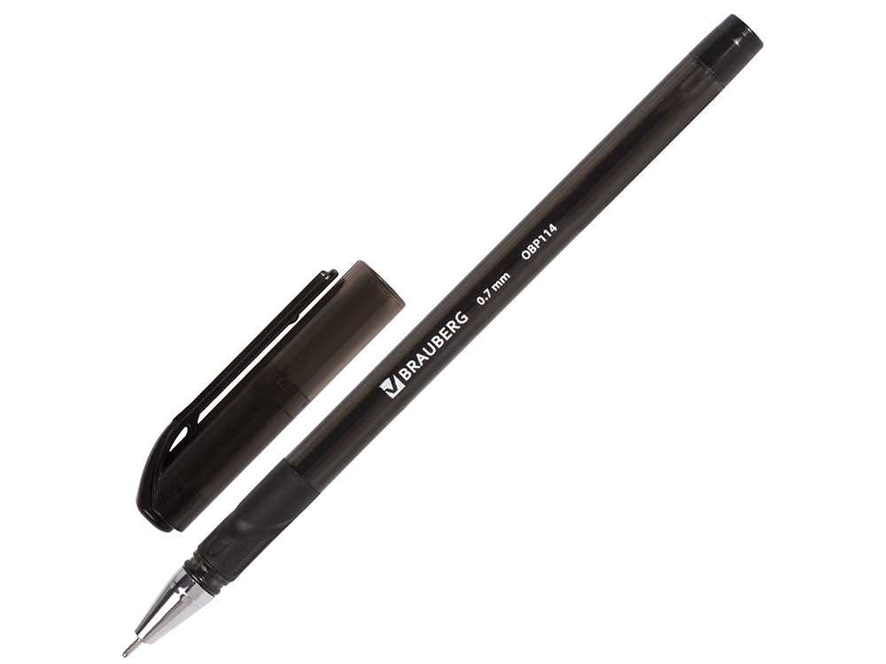 

Ручка шариковая масляная BRAUBERG "Max-Oil Tone" черная, узел 0,7 мм, линия письма 0,35 мм