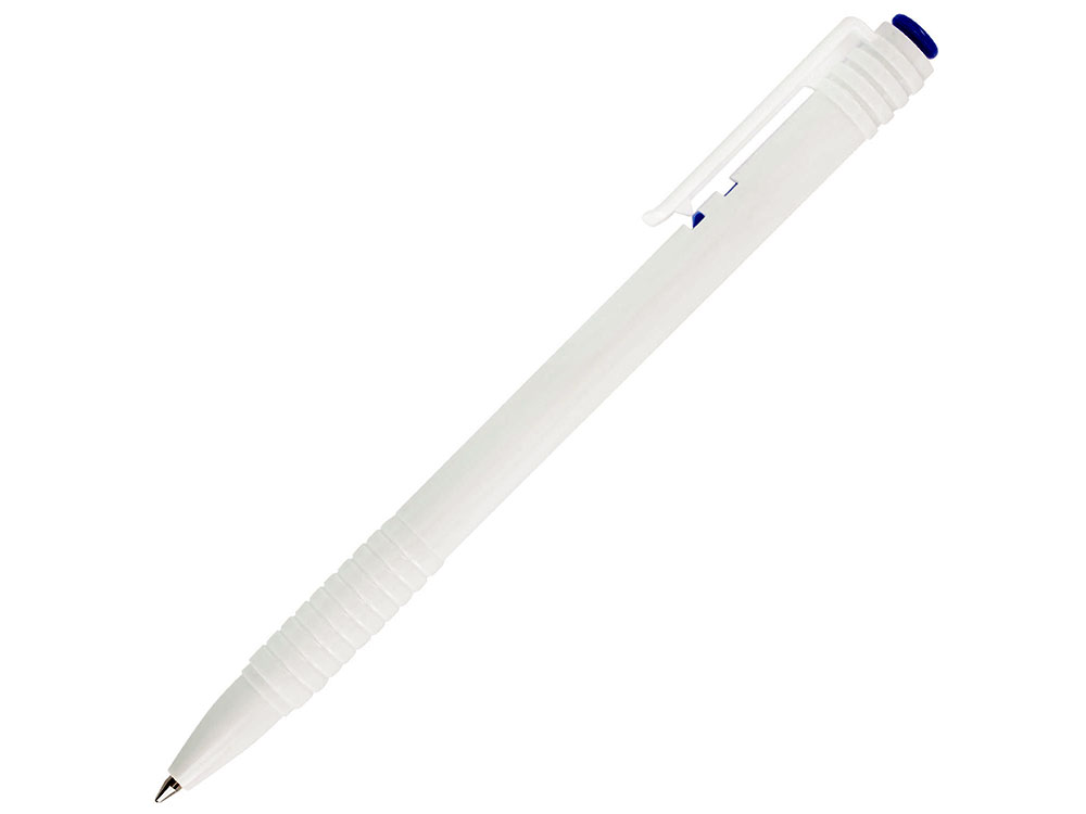 

Ручка шариковая масляная автоматическая BRAUBERG "White" синяя, узел 1 мм, линия письма 0,5 мм