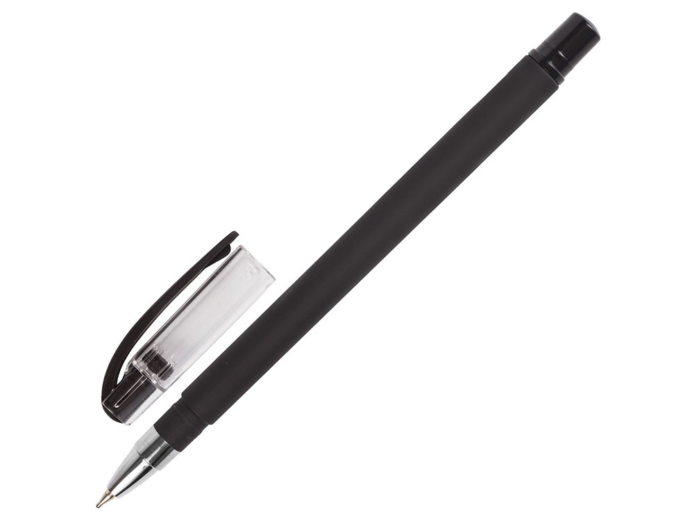 

Ручка шариковая масляная BRAUBERG "Matt", корпус черный, узел 0,7 мм, линия 0,35 мм, черная