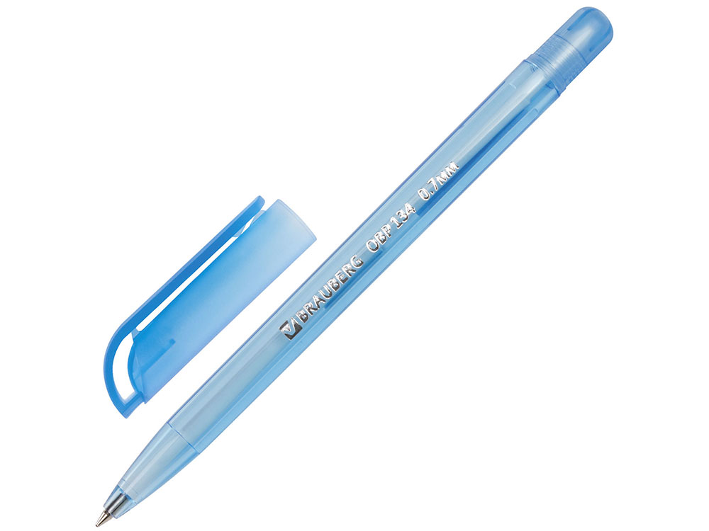

Ручка шариковая масляная BRAUBERG "Olive Pen Tone", корпус тонированный, узел 0,7 мм, линия 0,35 мм