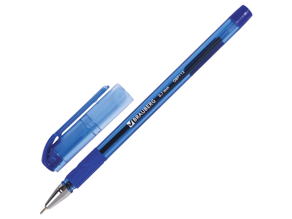 

Ручка шариковая масляная BRAUBERG "Max-Oil Tone" синяя, узел 0,7 мм, линия письма 0,35 мм