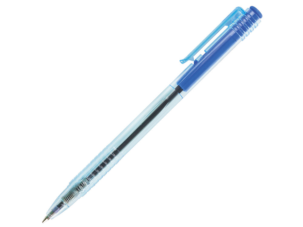 

Ручка шариковая масляная автоматическая BRAUBERG "Click Blue" синяя, тонированный корпус, узел 1 мм, линия письма 0,5 мм