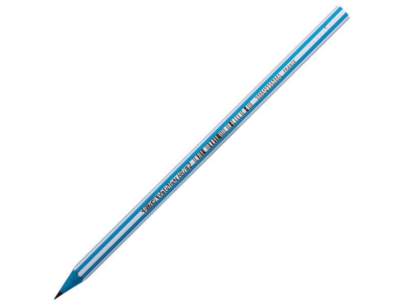 

Карандаш чернографитный BIC, 1 шт., "Evolution", HB, без резинки, пластиковый, корпус ассорти, заточенный