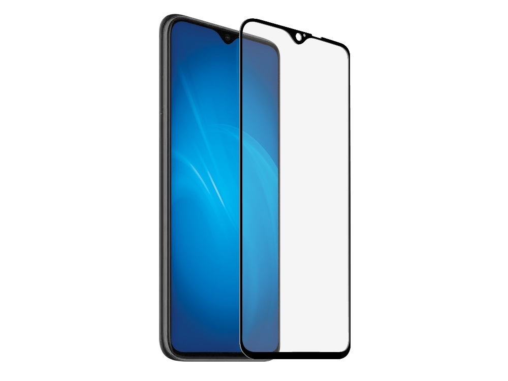 

Закаленное стекло с цветной рамкой DF xiColor-68 black (fullscreen) для Xiaomi Redmi Note 8 Pro