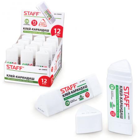

Клей-карандаш STAFF 15 гр. 226052