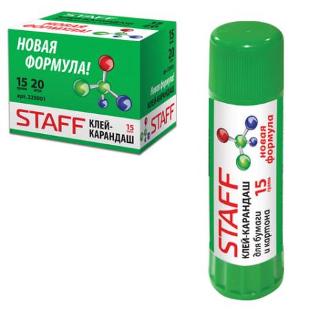 

Клей-карандаш STAFF 15 гр. 225001