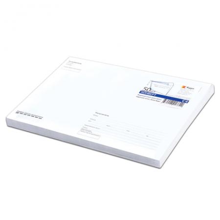 

Конверт C4 КУРТ "Куда-Кому" 50 шт 90 г/кв.м белый 124214