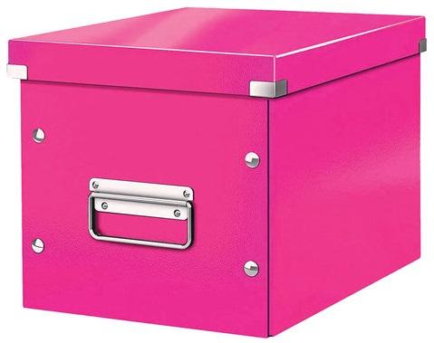 

Короб архивный LEITZ "Click & Store" L, 310х320х360 мм, ламинированный картон, разборный, розовый