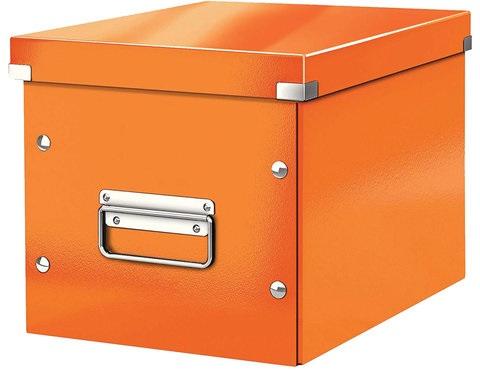 

Короб архивный LEITZ "Click & Store" L, 310х320х360 мм, ламинированный картон, разборный, оранжевый