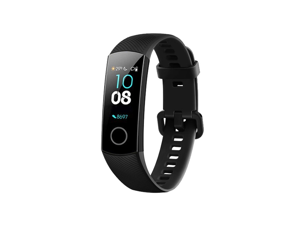 

Ремешок силиконовый для Honor Band 4/5 DF hwClassicband-02 (black)