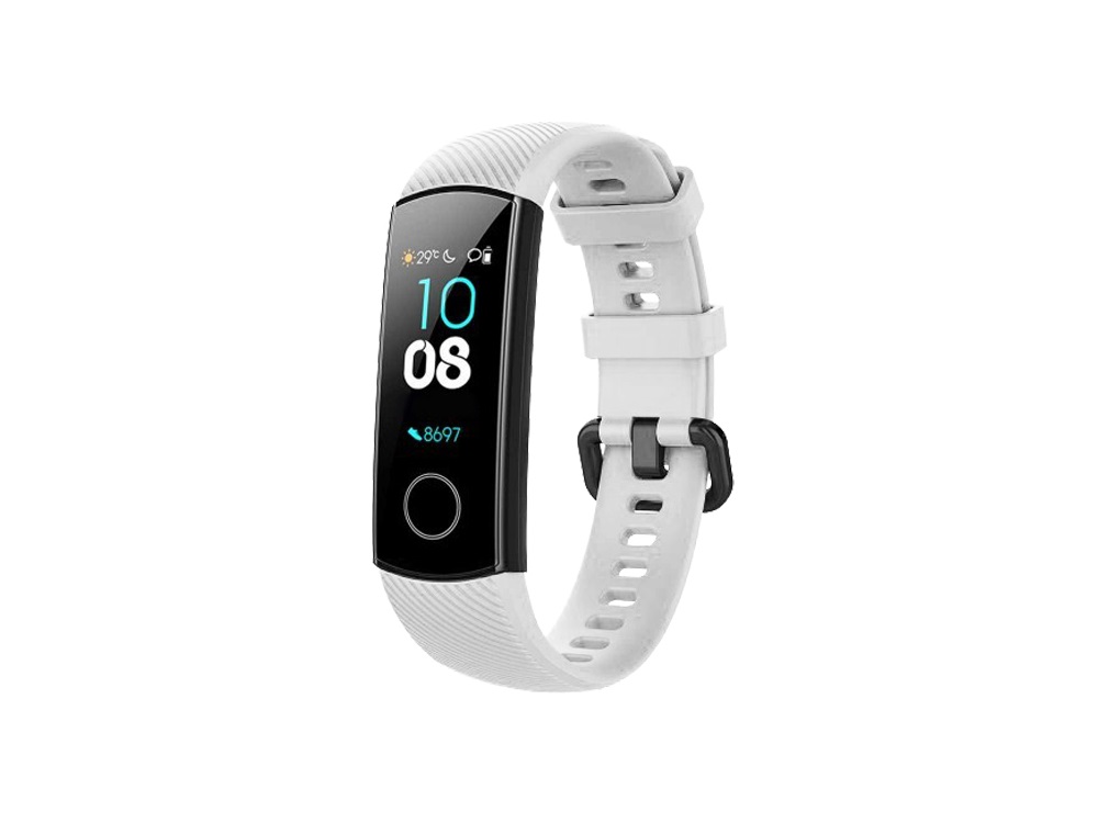 

Ремешок силиконовый для Honor Band 4/5 DF hwClassicband-02 (white)