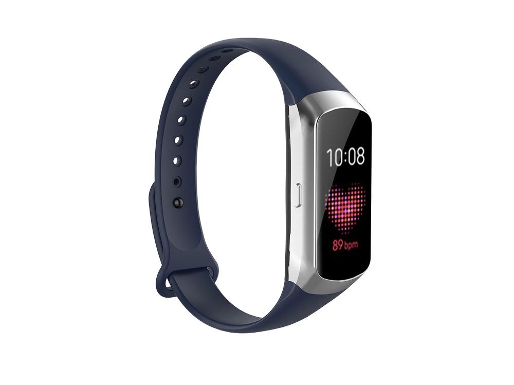 

Ремешок силиконовый для Samsung Galaxy Fit 0.95” DF sClassicband-01 (blue)