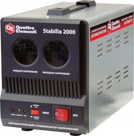 

Стабилизатор QE Stabilia 2000 однофазный, цифровой 220В 2000ВА вх.:140-270В