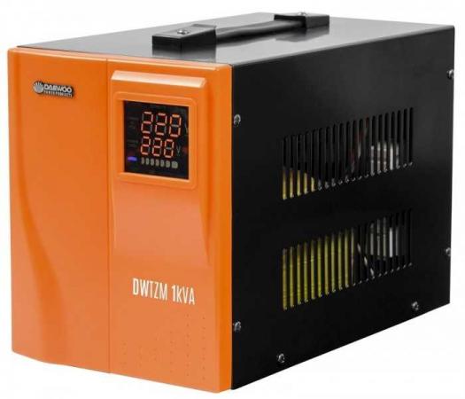 

Стабилизатор напряжения DAEWOO DW-TZM1kVA 1кВт 140-270В 20мс кпд 95% защита от кз/помех 2х220В