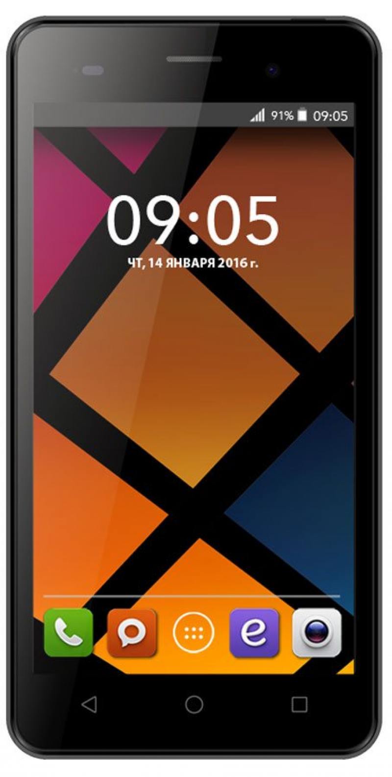 

Смартфон BQS-5020 Strike (Black) MediaTek MT6580 (1.3)/1GB/8GB/5.0" 1280х720 IPS/2Sim/13Mp, 5Mp Cam/Android 6.0