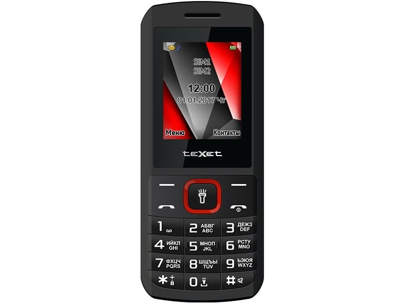 

Мобильный телефон Texet TM-127 Black/red MT6261A/32 Mb/1.77" (128 x 160)/DualSim/BT