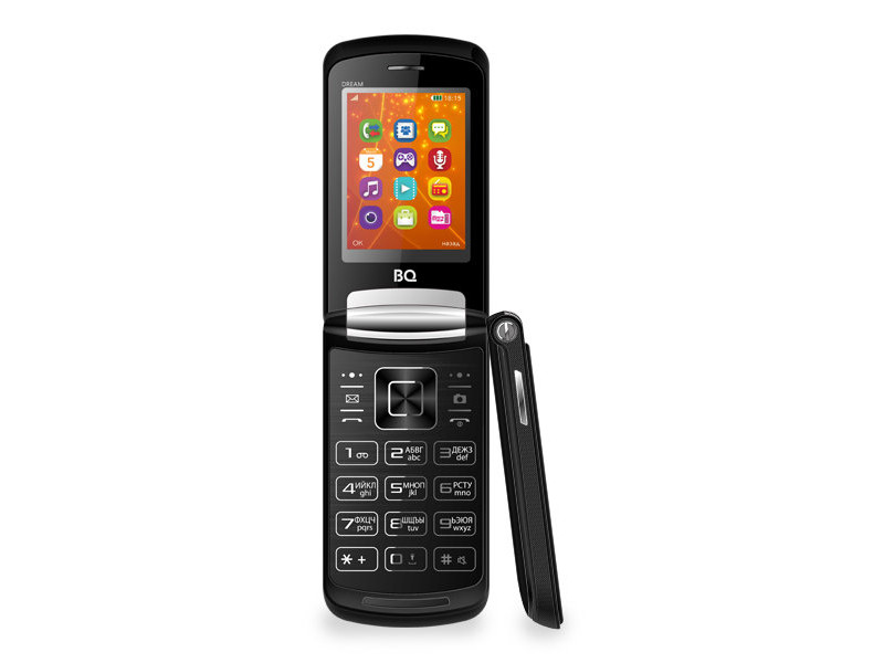 

Мобильный телефон BQ 2405 Dream Black Раскладушка/64 Мб/64 Mb/2.4" (240 x 320)/DualSim/BT