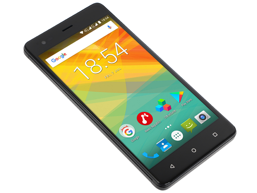 

Смартфон Prestigio Grace R5 LTE (PSP5552DUOBLACK) Quad-Core (1.25)/1GB/16GB/5.5" 720x1280 IPS/4G LTE/Dual SIM/13MP, 2MP/Android 7.0 (Black)