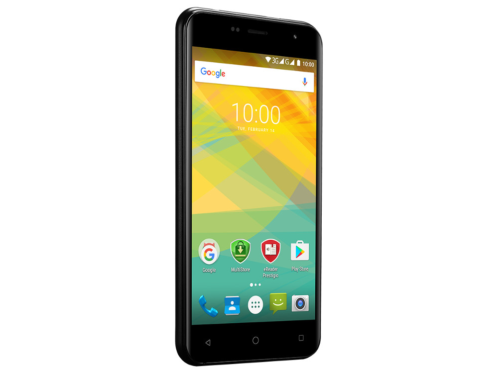 

Смартфон Prestigio Muze B7 (PSP7511DUOBLACK) Quad-Core (1.3)/2GB/16GB/5.0" 720x1280 IPS/3G/Dual SIM/13MP, 2MP/Android 6.0 (Black)