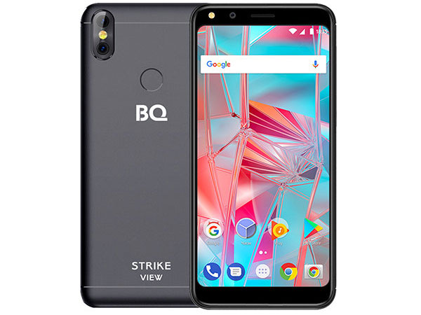 

Смартфон BQ 5301 Strike View Black MediaTek MT6580M/1GB/8GB/5.34" 960x480/2 Sim/3G/BT/8Mp+5Mp/Wi-Fi/GPS/Android 7.0