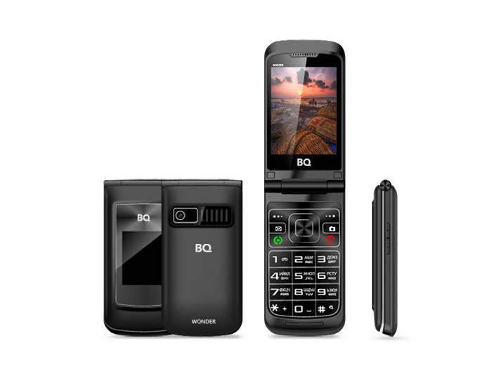 

Мобильный телефон BQ-2807 Wonder Black 32MB / 64MB / 2.8" 240x320 / 2Sim / 2G / BT / 0.3Mp