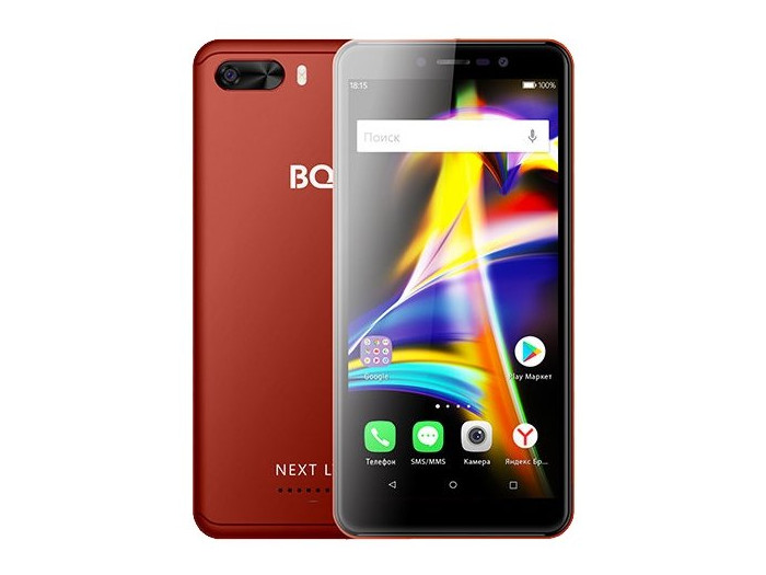 

Смартфон BQ-5508L Next LTE Red MediaTek MT6739 (1.3)/8 Gb/1 Gb/5.45" (960x480)/DualSim/3G/4G/BT/Android 7.0