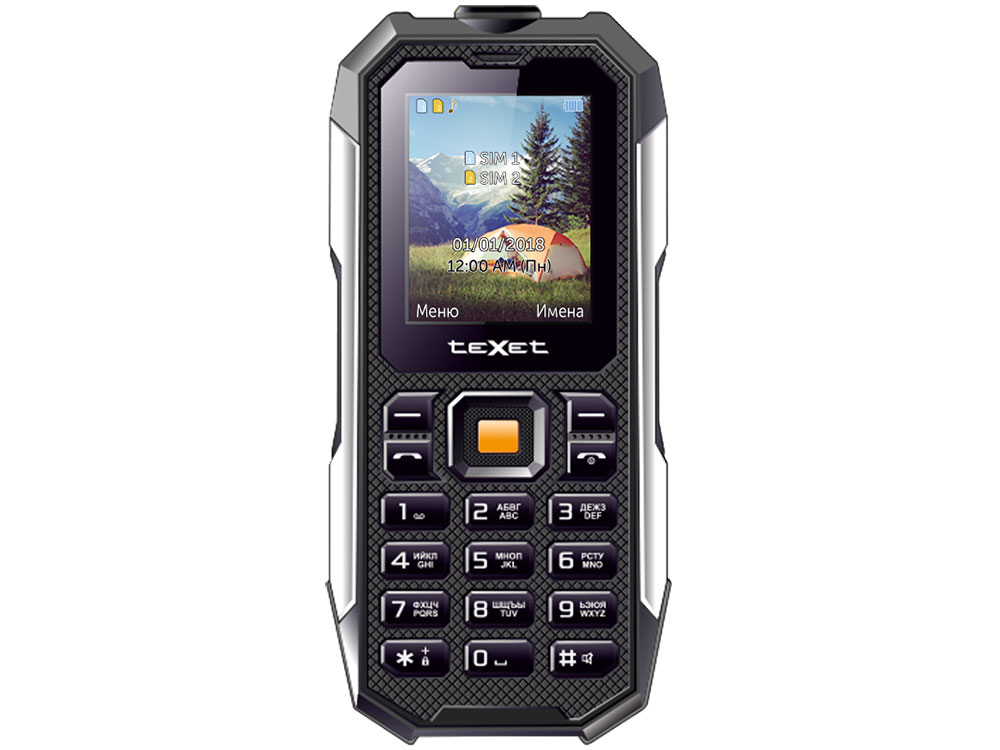 

Мобильный телефон TEXET TM-518R Black 32 Mb/2." (220x176)/DualSim