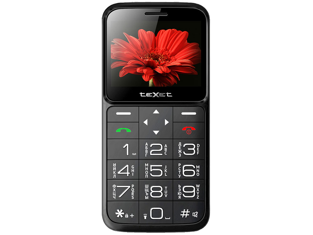

Мобильный телефон TEXET TM-B226 Black/Red 32 Mb/2.31" (320x240)/DualSim