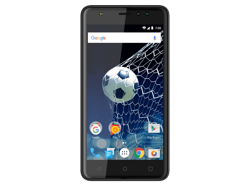 

Смартфон Vertex Impress Game Graphite MediaTek MTK6580M (1.2)/8 Gb/1 Gb/5" (854x480)/DualSim/3G/BT/Android 7.0