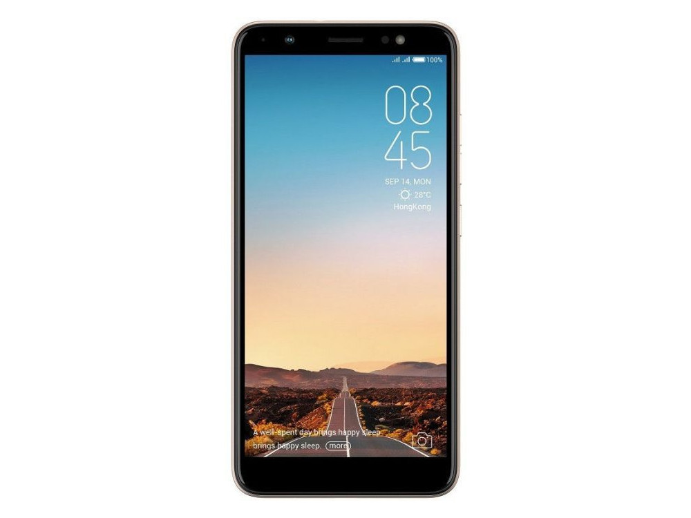 

Смартфон Tecno CA7 (CA7-CHGL) MediaTek Helio P23 (2.0) / 3GB / 32GB / 6" 1440x720 IPS / 3G / 4G LTE / GPS / 13Mp, 20Mp / Android 8.1 (Champagne Gold)
