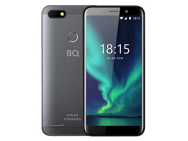 

Смартфон BQ-5512L Strike Forward Grey MediaTek MT6739 (1.3)/16 Gb/2 Gb/5.45" (1440x720)/DualSim/3G/4G/BT/Android 8.1