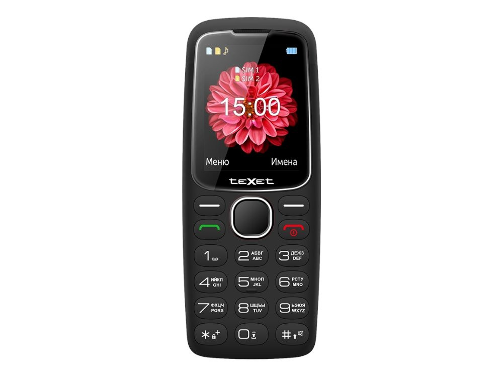 Мобильный телефон TEXET TM-B307 черный