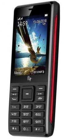 Мобильный телефон Fly Simple F200 черный 2.8" 3 симкарты