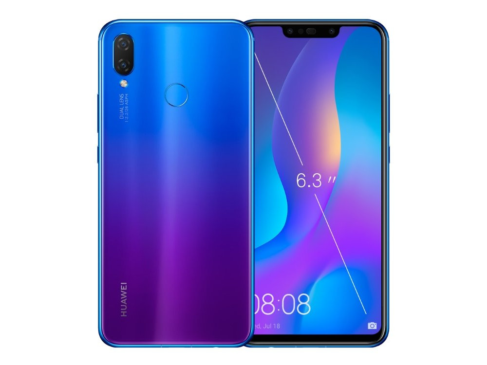 

Смартфон Huawei Nova 3i (Iris Purple) HiSilicon Kirin 710 (2.2) / 4GB / 64GB / 6.3" 2340x1080 IPS / 2Sim / 3G / 4G LTE / 16Mp + 2Mp, 24Mp / Android 8.1